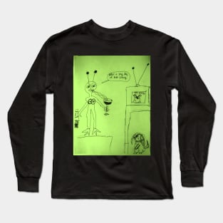 Alien Relaxing Long Sleeve T-Shirt